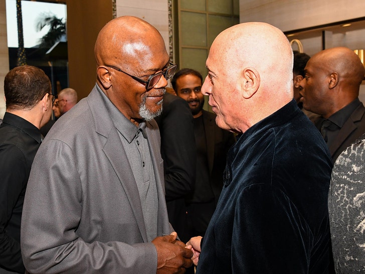8aec76c4222b463da6b27f0e90589594_md Giorgio Armani Pre-Oscars Party 2025 Samuel L. Jackson and Barry Federini