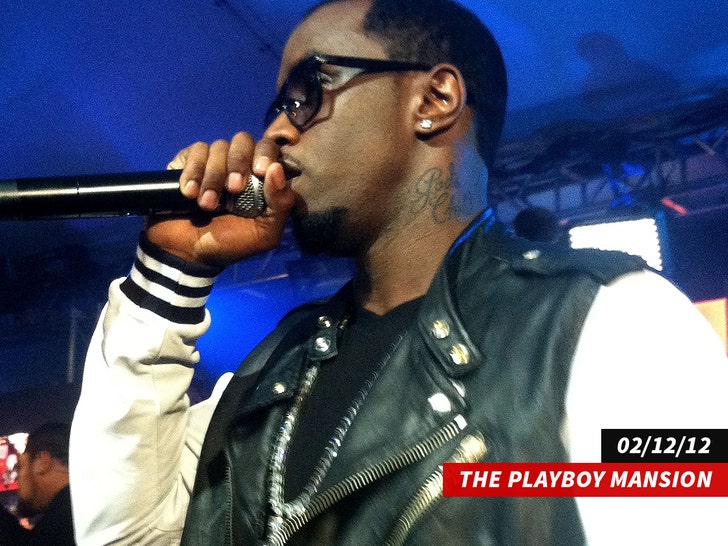 diddy The Playboy Mansion getty