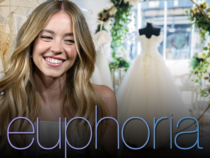 sydney sweeney wedding dress euphoria getty 1