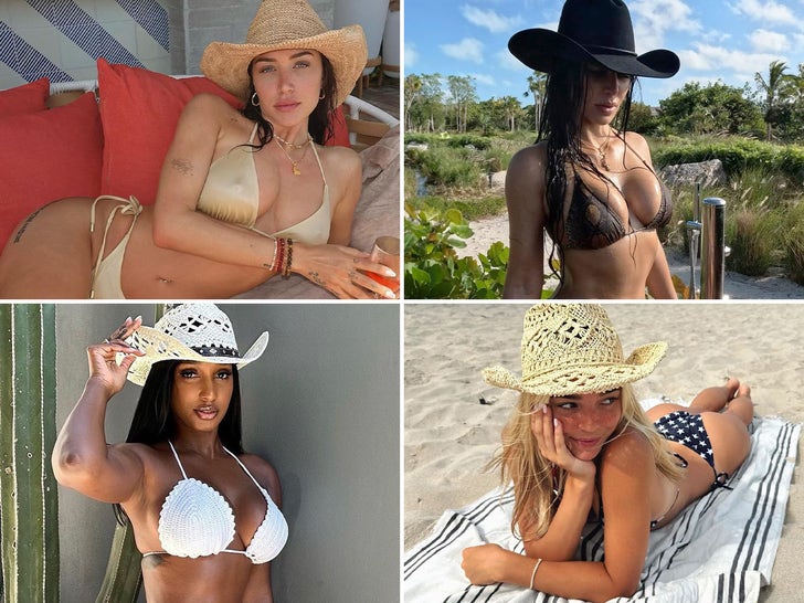 Bikini Babes In Cowboy Hats