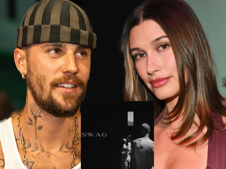 justin bieber hailey bieber swag getty comp