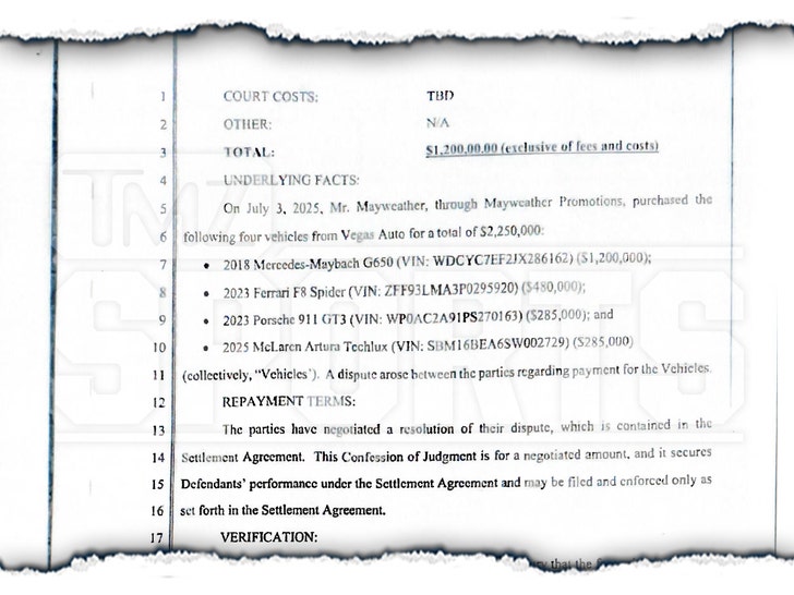 9ddf911e77a14b9ca727a6b871e11166_md Floyd Mayweather Vegas Auto Gallery Lawsuit 2