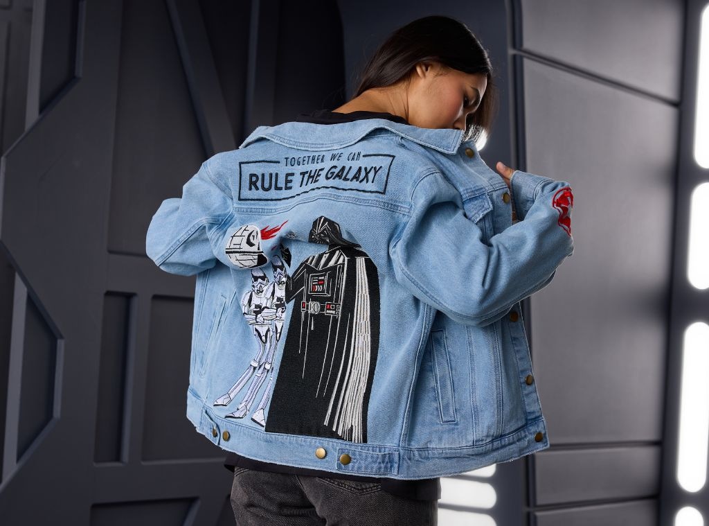 9e08e285-573a-41be-8c83-0f3ee099ffde_1746230501 Shop Disney Store Star Wars May the 4th Collection Star Wars Denim Jacket for Adults