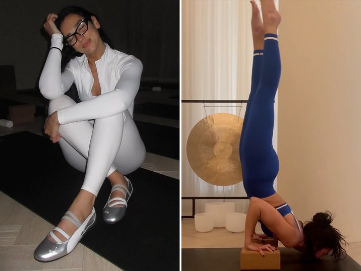 a85d293c32674d6da0b8f026fca0a90d_md Dua Lipa Shows Off Flexibility During Pre-Show Prep
