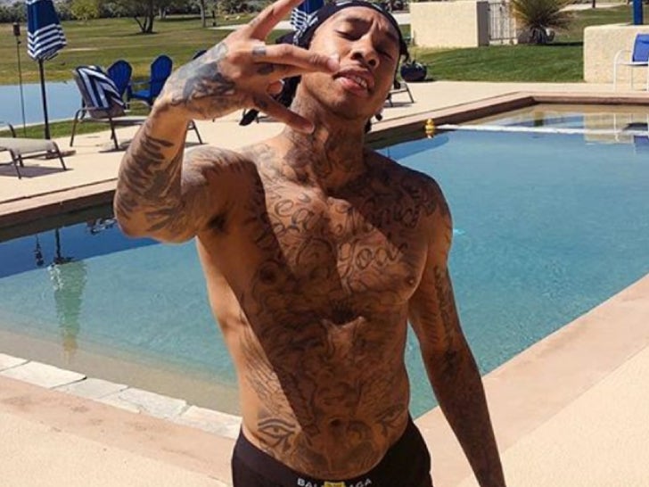 Tyga's Shirtless Shots