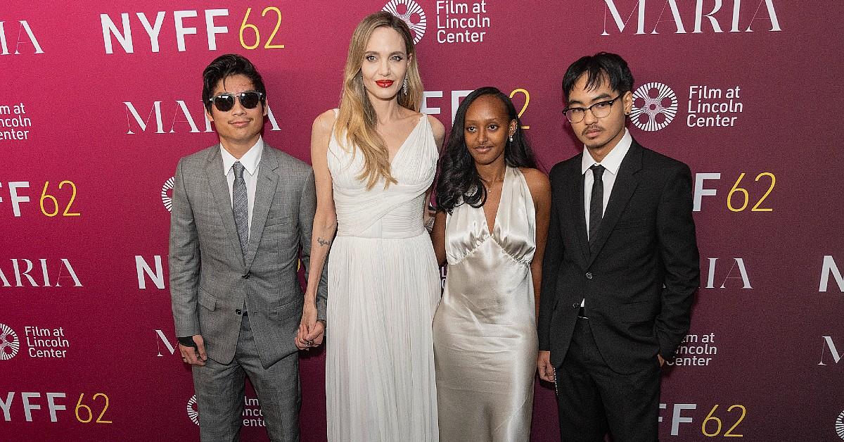 Photo of Maddox, Pax, Sahara and Angelina Jolie