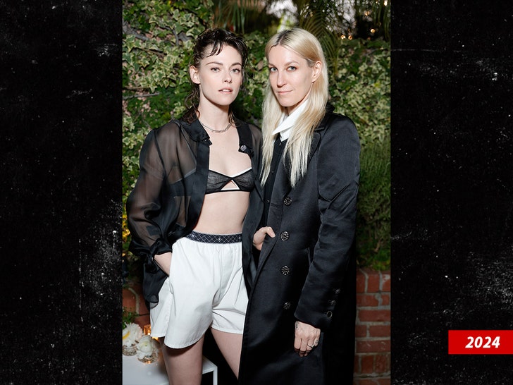 kristen stewart and dylan meyer 2024 getty 1