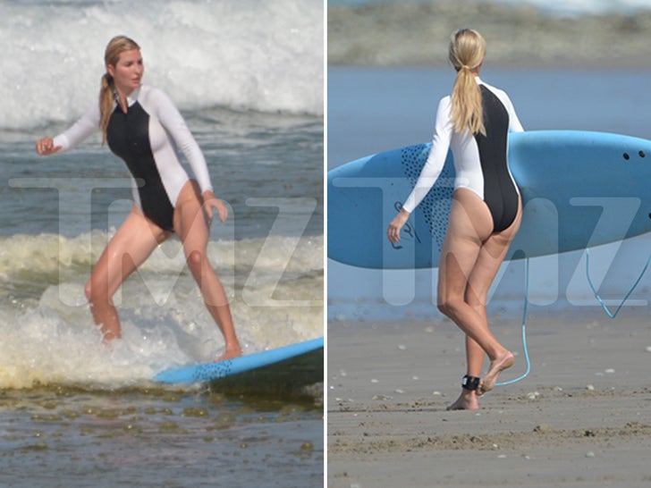 Ivanka Trump Displays Beach Bod And Surfing Skills In Costa Rica