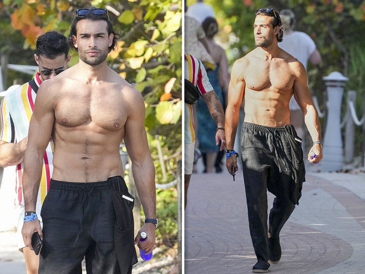 b4ad46b8b2eb4eeb8d270be238cca0ca_md Sam Asghari Shirtless in Miami