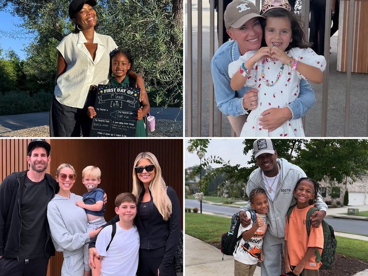 Famous Kids And Parents Head Back To School For The 2025-2026 School Year!