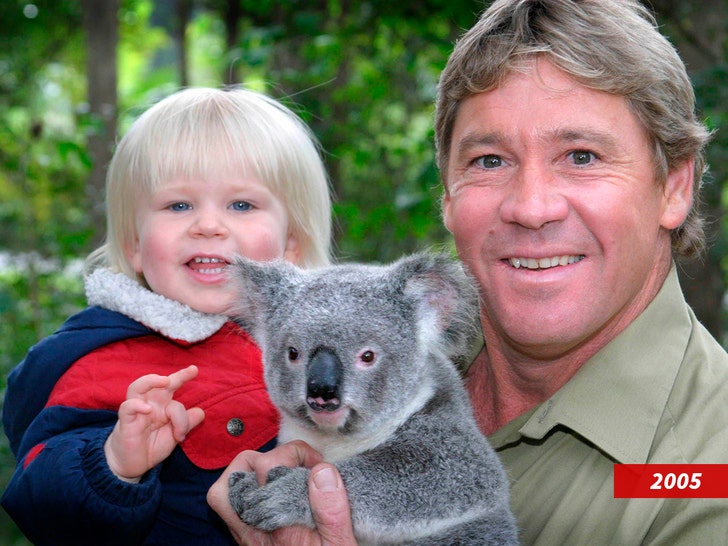 steve and robert irwin getty