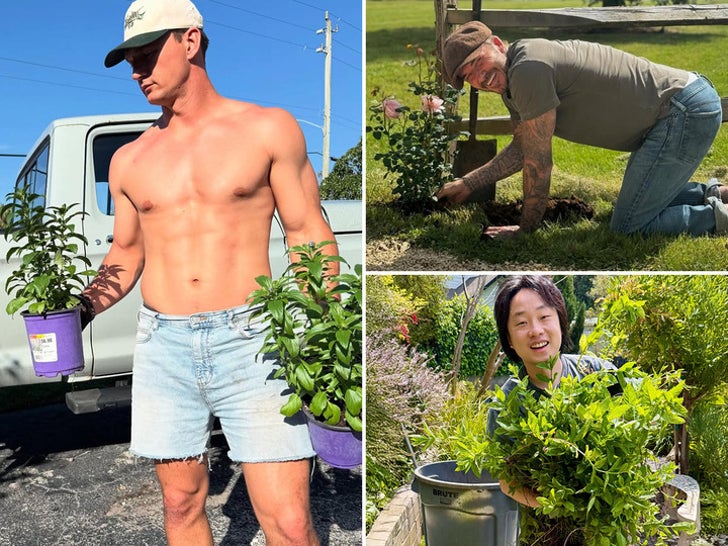 Celebs Gardening ... Stars Going Green!