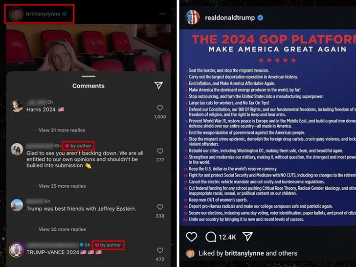 bc6340cacc9a4e499249cc66bdcd5574_md brittany mahomes and donald trump insta 1