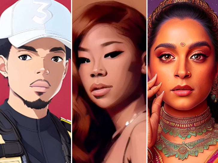 Stars Go A.I. With Epic IG Selfies Using Lensa App