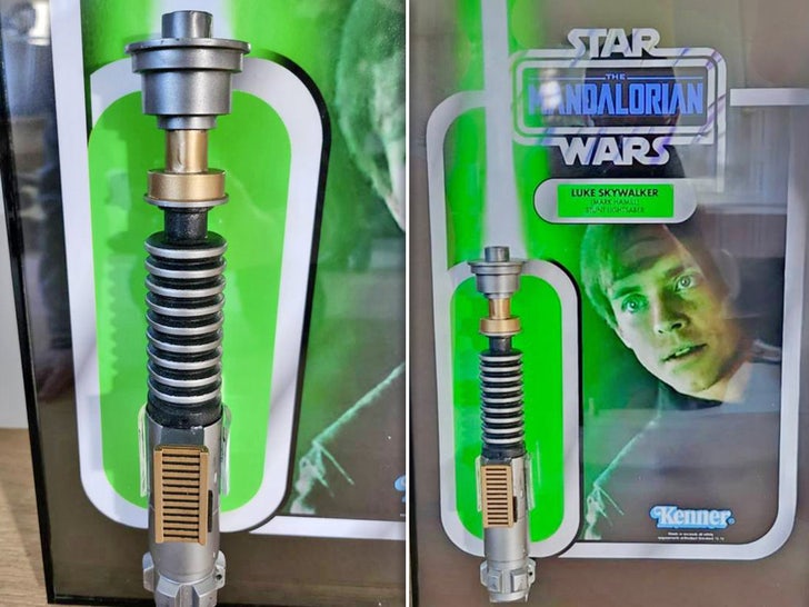 bf120d87eda24c80932bd1025de1a676_md Star Wars- The Mandalorian Luke Skywalker's Stunt Lightsaber Kruse GWS Auctions split