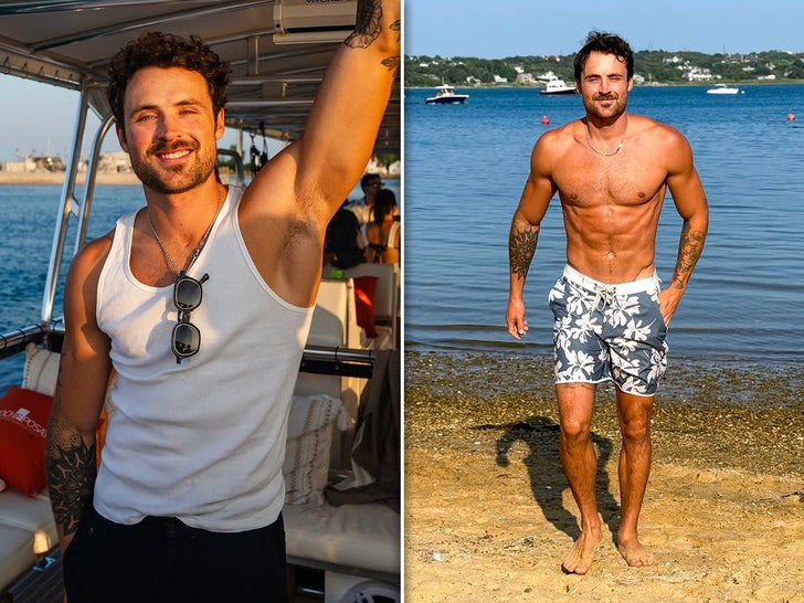 Dylan Efron Rocks Abs in the Hamptons