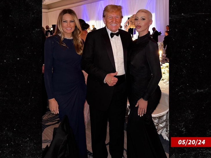 amber rose donald trump and melania trump insta 1
