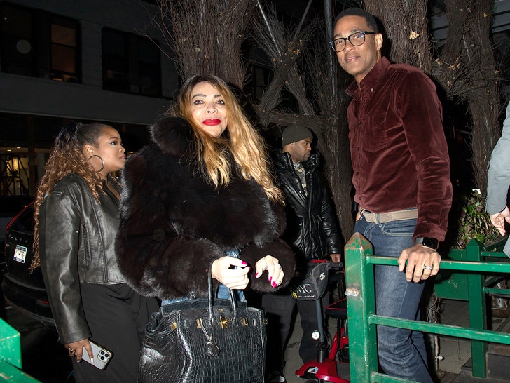 don lemon and wendy williams and niece alex finnie at Il Cantinori Restaurant in the Greenwich Village instar images 1