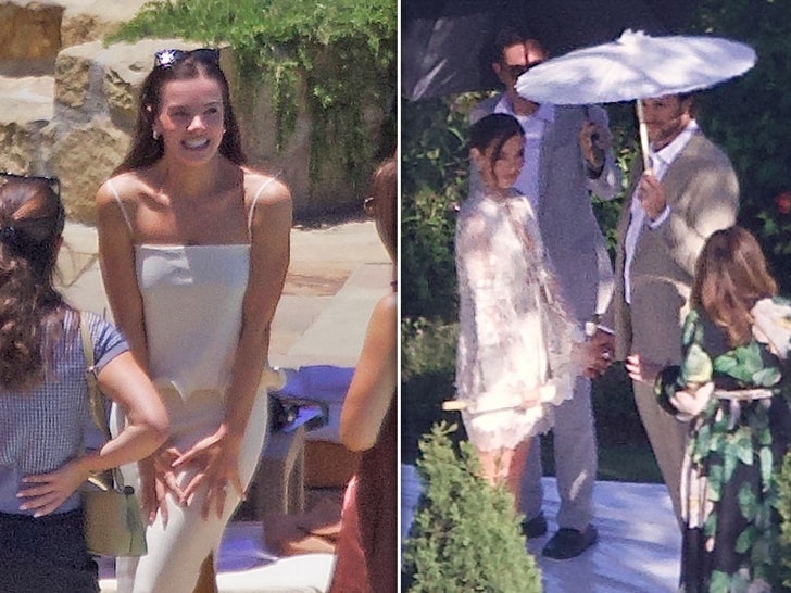 c87d4d52fea042a3bb25a601efbecf02_md Hailee Steinfeld & Josh Allen Dazzle at Wedding Rehearsal