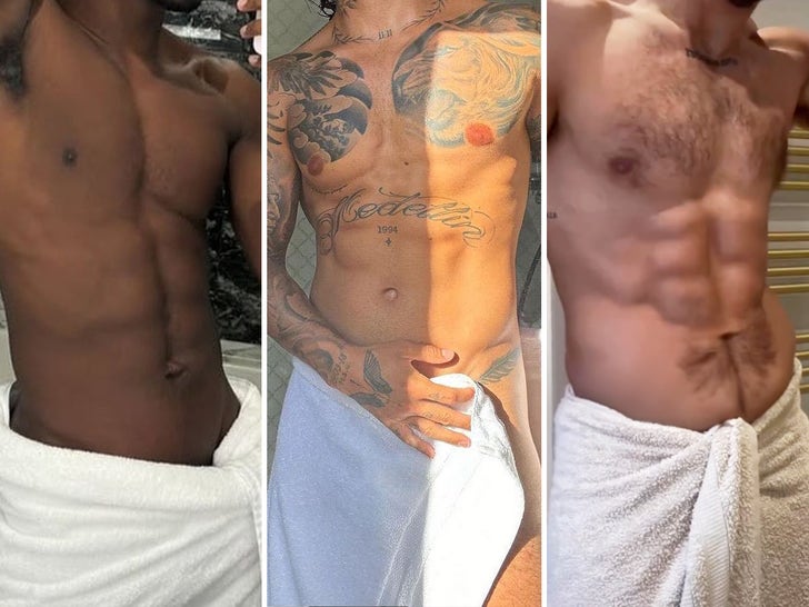Hot Guys in Towels -- Guess Who!