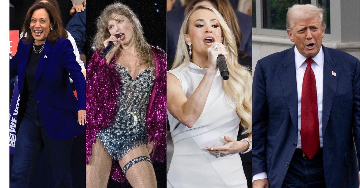 carrie-underwood-relaunches-career-feud-taylor-swift-failure-2-1754297862920 Kamala Harris earned Swift's support while Underwood sang at Trump's inauguration.