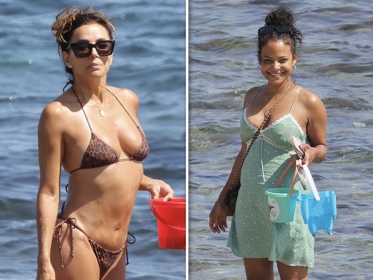 cce166d289814dc6bd1123781a1938a4_md-1 Eva Longoria and Christina Milian Hit The Beach