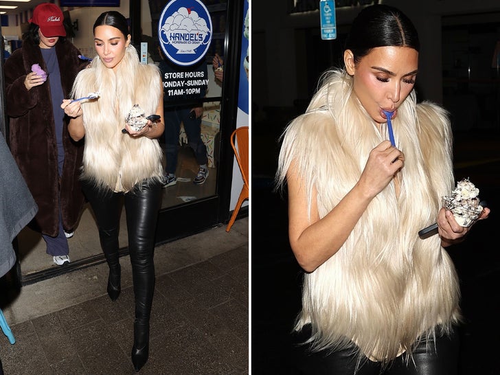 ce876180f7314ed8bf1b3519567bbf3a_md Kim Kardashian Grabs Ice Cream From Handels In Calabasas