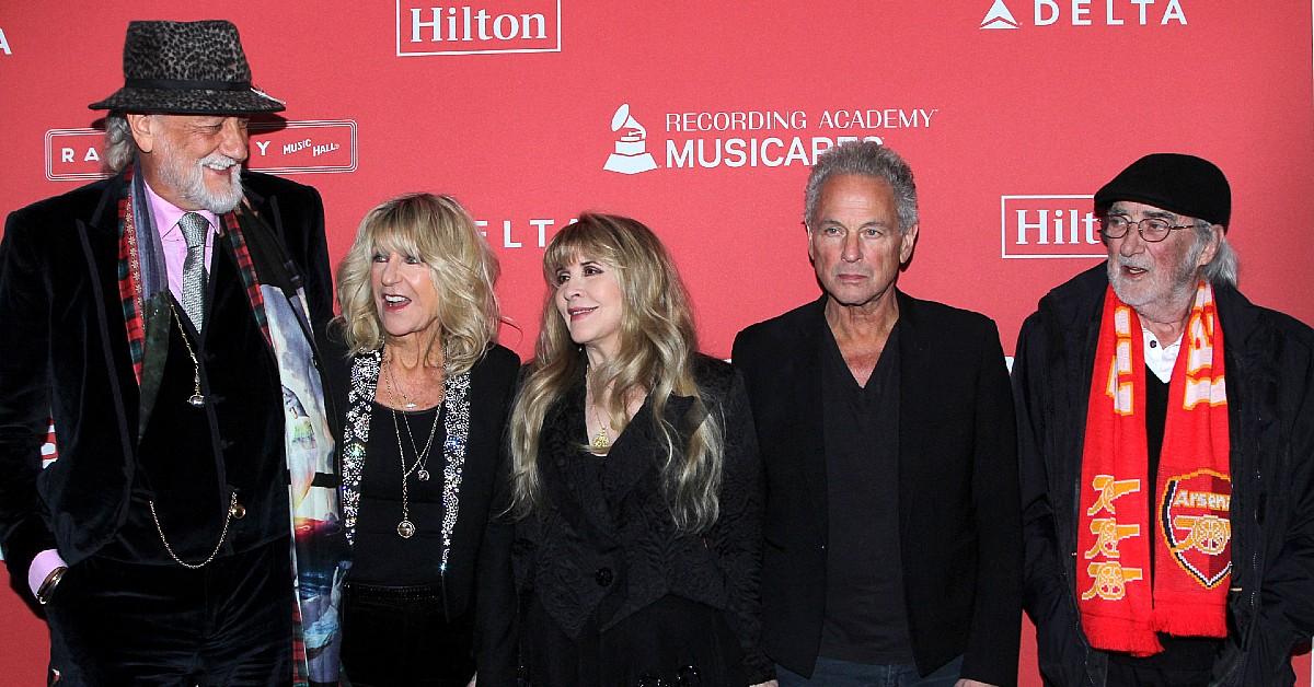 Photo of Fleetwood Mac; Stevie Nicks, Lindsey Buckingham, Christine McVie,Mick Fleetwood and John McVie
