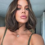 Khloe Kardashian Flaunts Her Bikini Body in Cherry Swimsuit