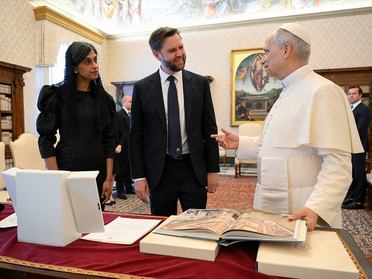 the new pope and jd vance getty 2