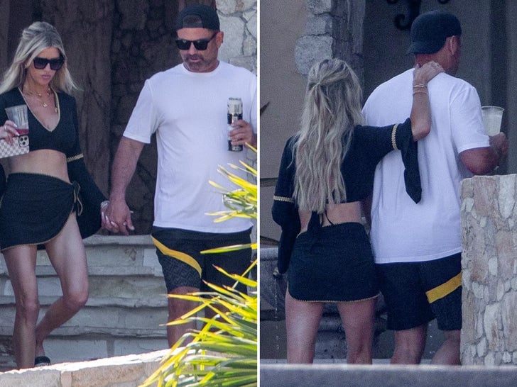 daba4f2489f142a39e723e6f4bf5e740_md Christina Haack In a Bikini Drinking With Christopher Larocca In Cabo