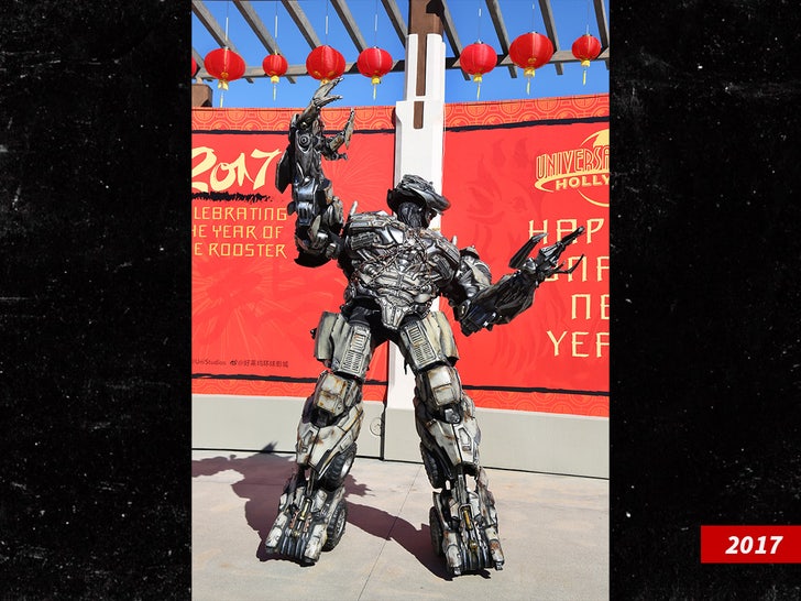 megatron universal studios hollywood sub getty swipe