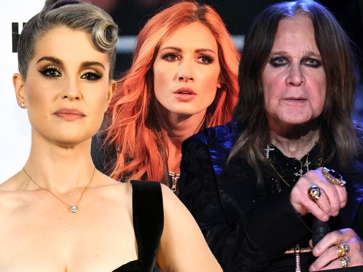 Kelly Osbourne ozzy and becky lynch getty 1