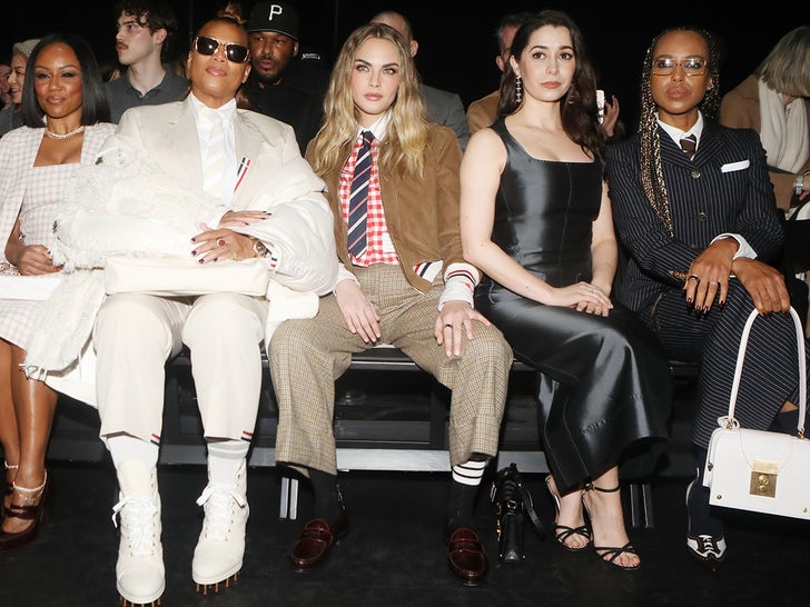 e1fe37b3fa25414f91ef809c4d4137a2_md Big Stars Flock To The Thom Browne Ready to Wear NYFW Show