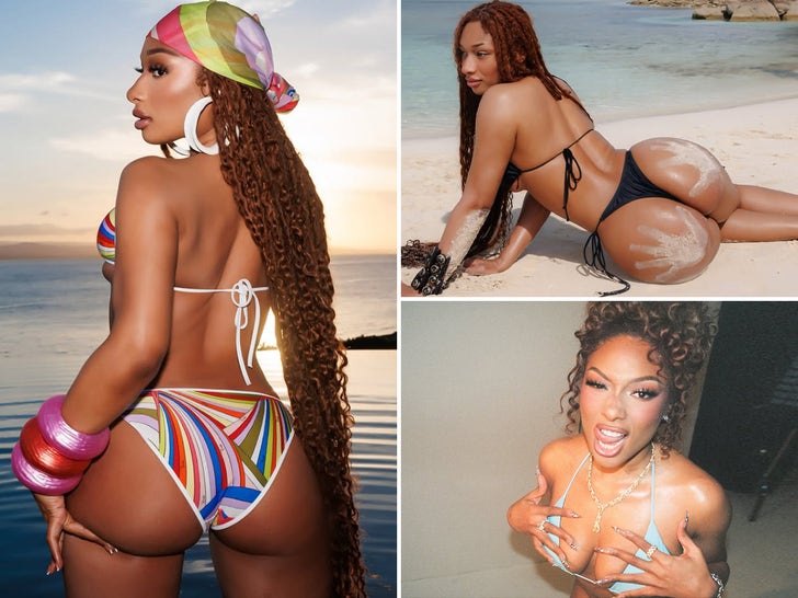 Megan Thee Stallion Bares Beach Body on Tropical Vacay