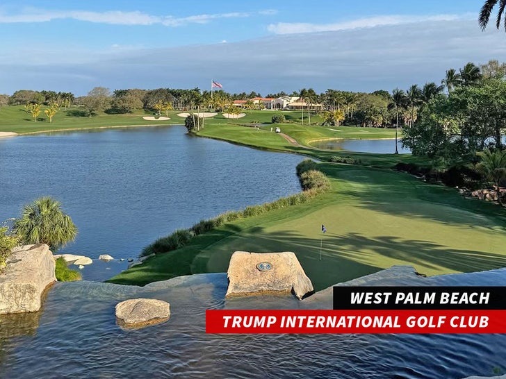 Trump International Golf Club Palm Beach instagram sub swipe