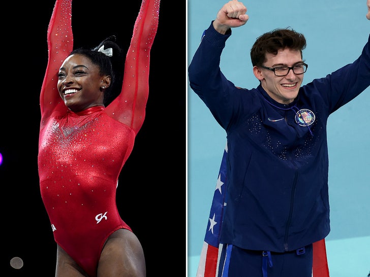simone biles Stephen Nedoroscik olympics split sub getty