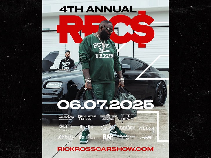 rick ross car show poster instagram sub  rickrosscarshow