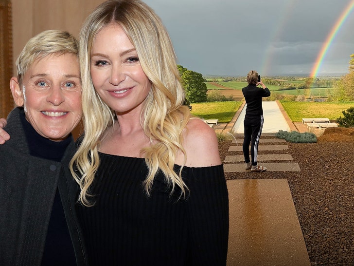 ellen degeneres double rainbow getty insta post 1