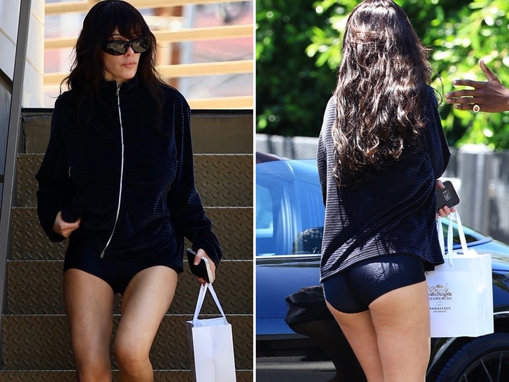 e70c3cbe578f49099a33fb88133c84bd_md A Cheeky Bianca Censori Leaves Beverly Hills Salon With Kanye West