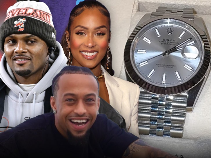 e7452bf096ee41c6982487e71da641e9_md Deshaun Watson's Fiancée Gifts Her Brother New Rolex, Be My Man of Honor?!