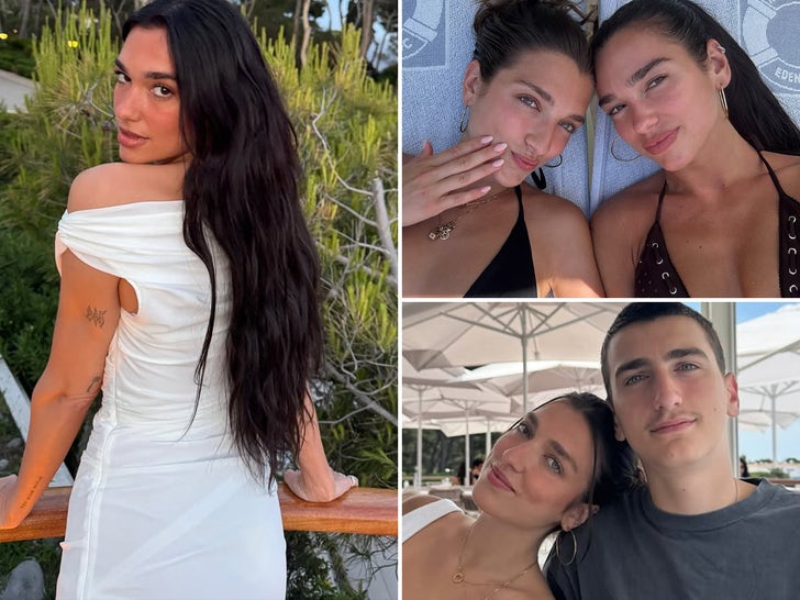 e9d966f8f6e34dbca9c1f0c7af15f32b_md Dua Lipa Shares Family Fun Under The Sun With Baby Bro And Sis