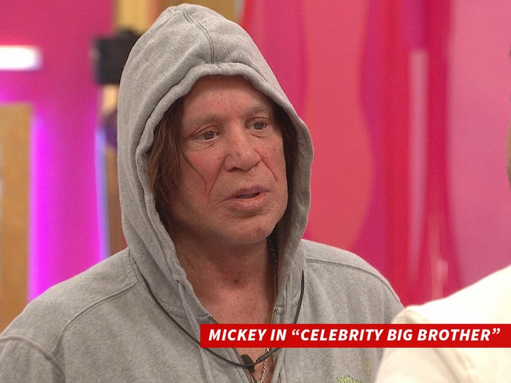 mickey rourke in Celebrity Big Brother shutterstock 2