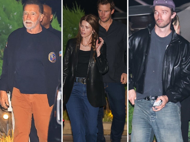 edb42068a0ef4e379ca4cd368c683d01_md The Schwarzeneggers, Maria Shriver Hit Nobu for a Family Night Out