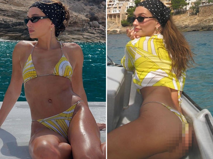 f0cc34b039244ef9b9e112b2756ee89b_md Hailey Bieber Bright In Yellow During Vacay