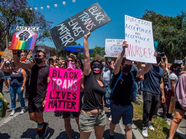 f6af7e942d9e449c97a4f332a4fc5ac5_md LGBTQ+ Pride Protest In Hollywood