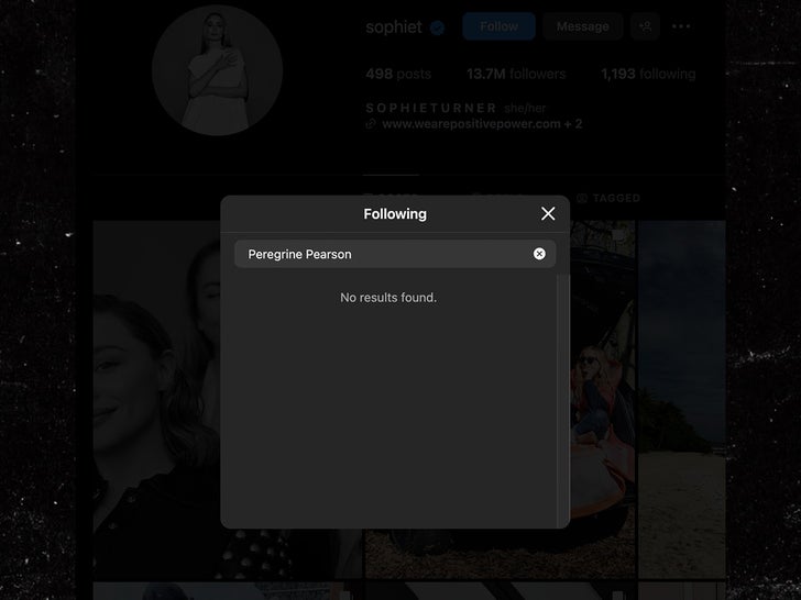 Sophie Turner unfollows Peregrine Pearson getty 2