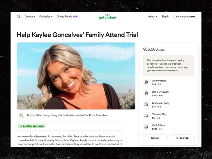 Kaylee Goncalves gofundme