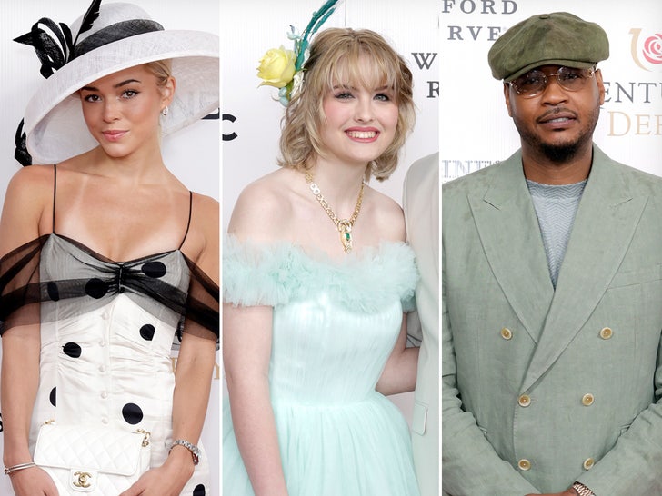 fb6aea41d70f43368e17b5747c32b489_md Celebs Arriving to The Kentucky Derby