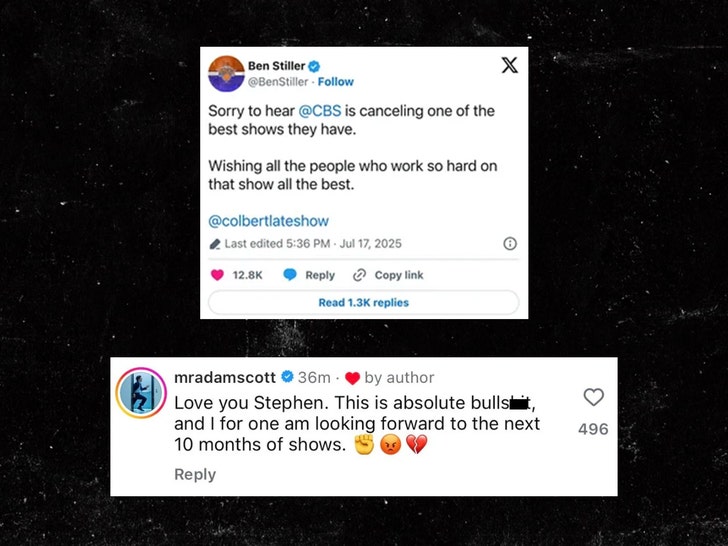 fe92c5427e3b4b5aa134ee224140f881_md-1 Celebs React to Stephen Colbert’s Late Night Show Cancellation